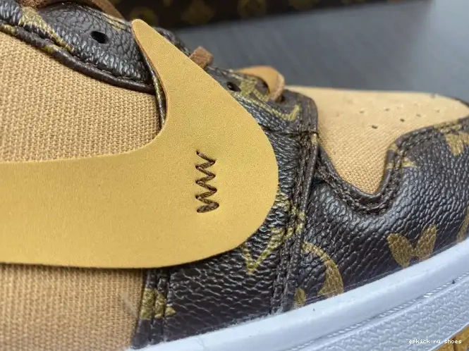 Rep LOW Air 1 Off-Louis Jordan x AJ1 OW 0523